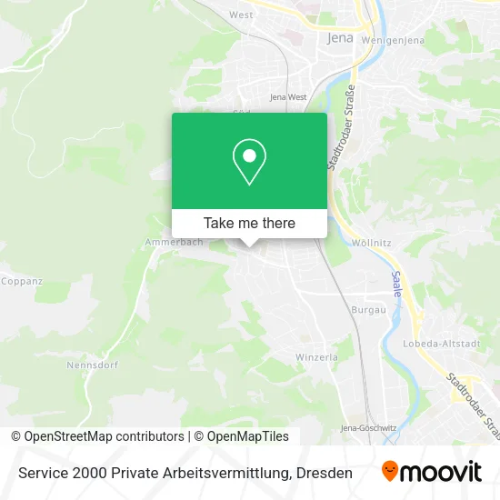 Карта Service 2000 Private Arbeitsvermittlung