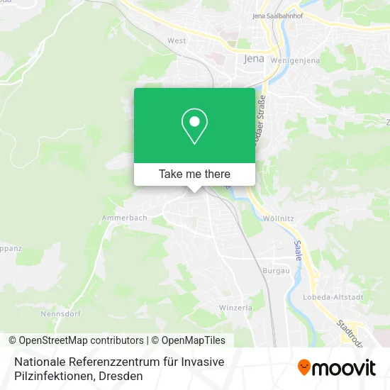 Карта Nationale Referenzzentrum für Invasive Pilzinfektionen