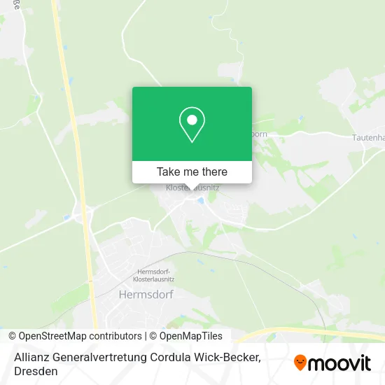 Карта Allianz Generalvertretung Cordula Wick-Becker