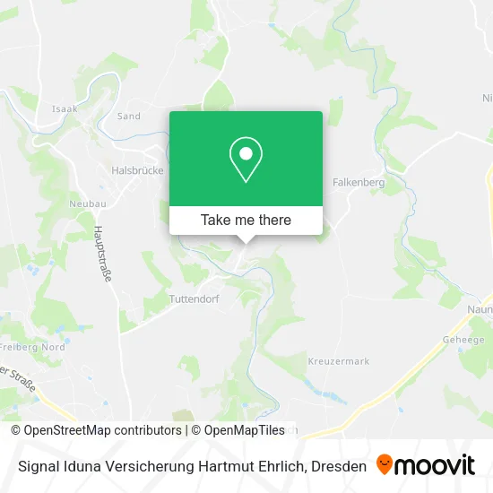 Карта Signal Iduna Versicherung Hartmut Ehrlich