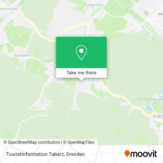 Карта Touristinformation Tabarz