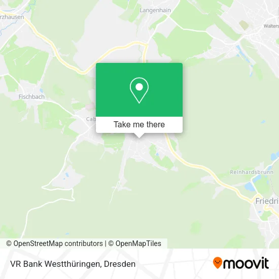 Карта VR Bank Westthüringen