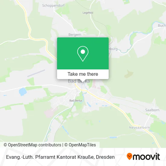 Карта Evang.-Luth. Pfarramt Kantorat Krauße