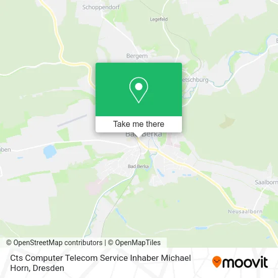 Карта Cts Computer Telecom Service Inhaber Michael Horn