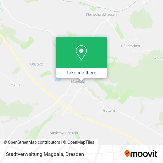Карта Stadtverwaltung Magdala
