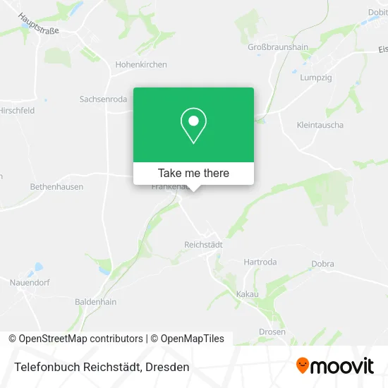 Карта Telefonbuch Reichstädt