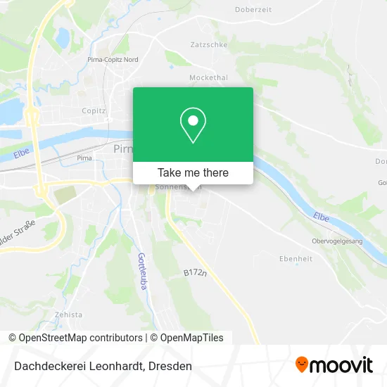 Карта Dachdeckerei Leonhardt