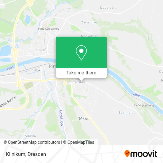 Карта Klinikum