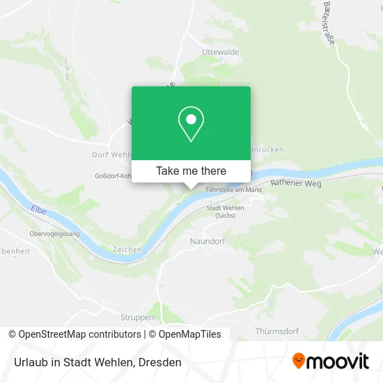Карта Urlaub in Stadt Wehlen