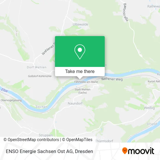 Карта ENSO Energie Sachsen Ost AG