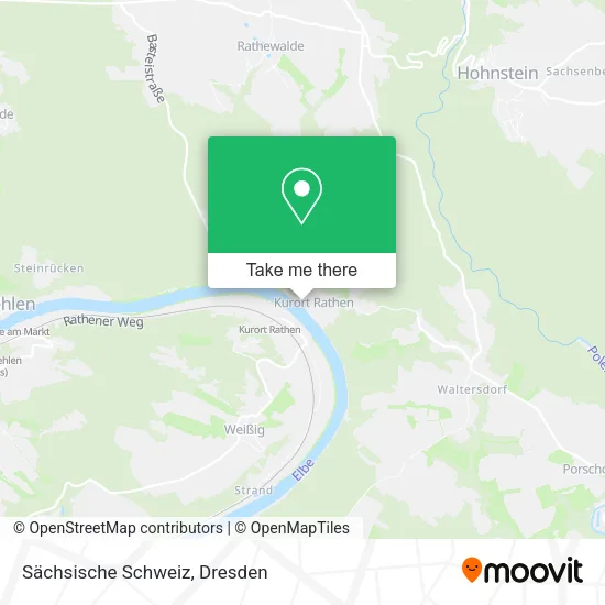 Карта Sächsische Schweiz