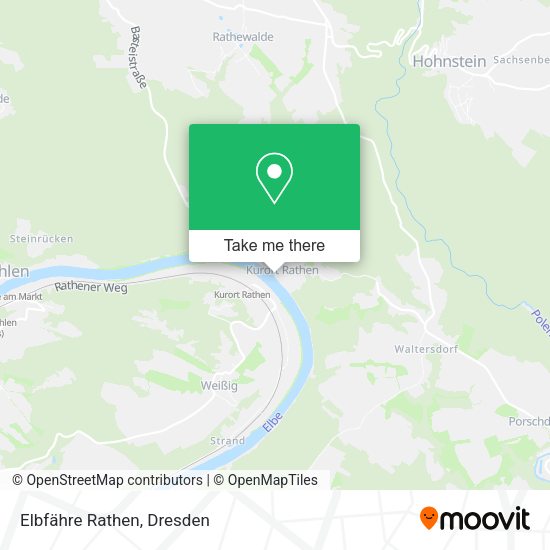 Карта Elbfähre Rathen