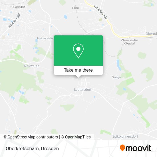 Карта Oberkretscham