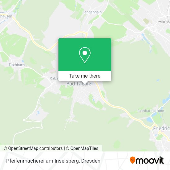 Карта Pfeifenmacherei am Inselsberg