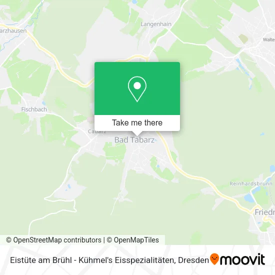 Карта Eistüte am Brühl - Kühmel's Eisspezialitäten
