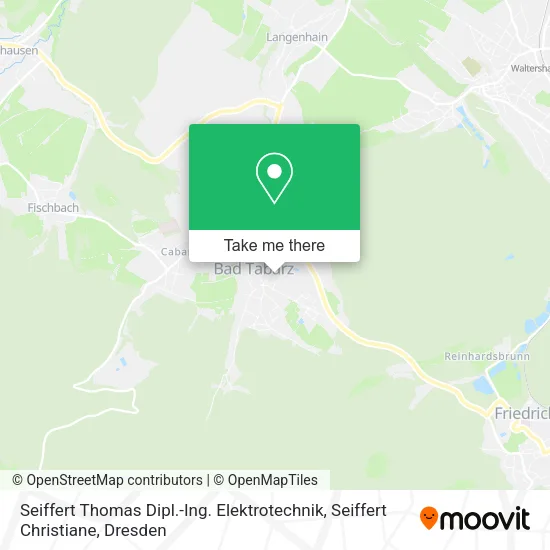 Карта Seiffert Thomas Dipl.-Ing. Elektrotechnik, Seiffert Christiane