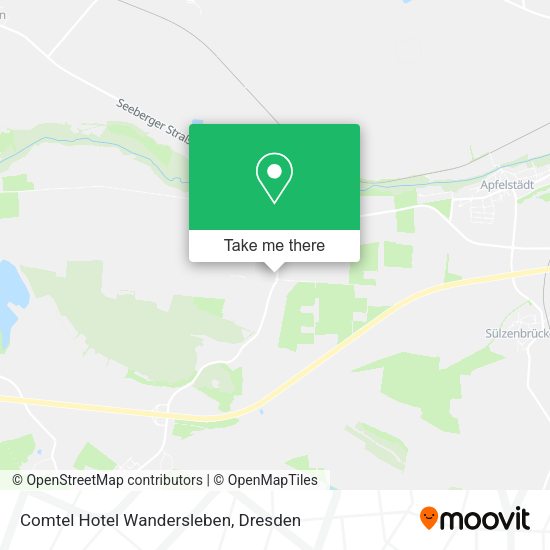 Карта Comtel Hotel Wandersleben