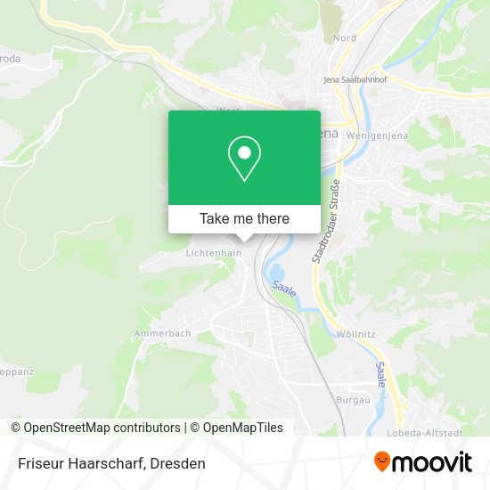 Карта Friseur Haarscharf