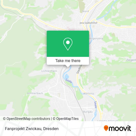 Карта Fanprojekt Zwickau