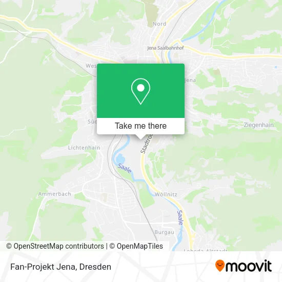 Карта Fan-Projekt Jena