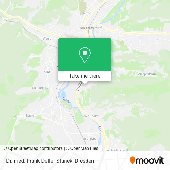 Карта Dr. med. Frank-Detlef Stanek