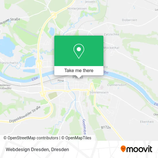 Карта Webdesign Dresden