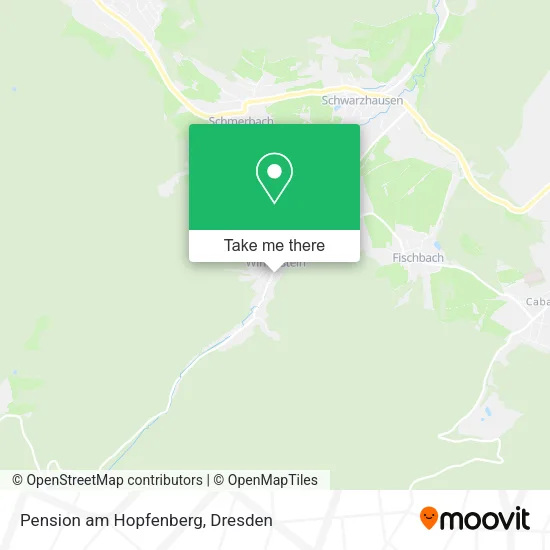 Карта Pension am Hopfenberg