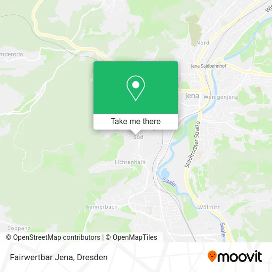 Карта Fairwertbar Jena