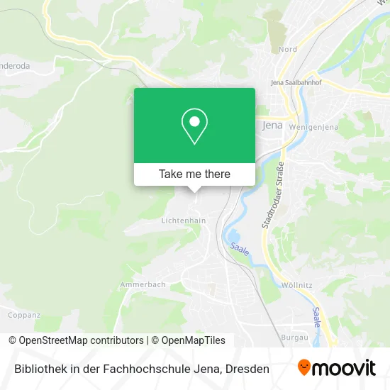 Bibliothek in der Fachhochschule Jena map