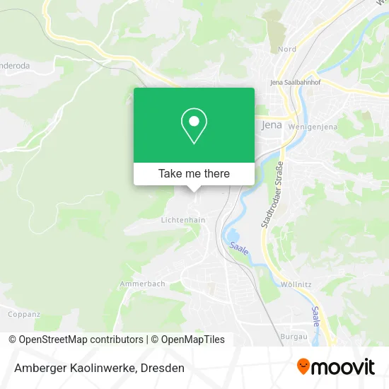 Карта Amberger Kaolinwerke