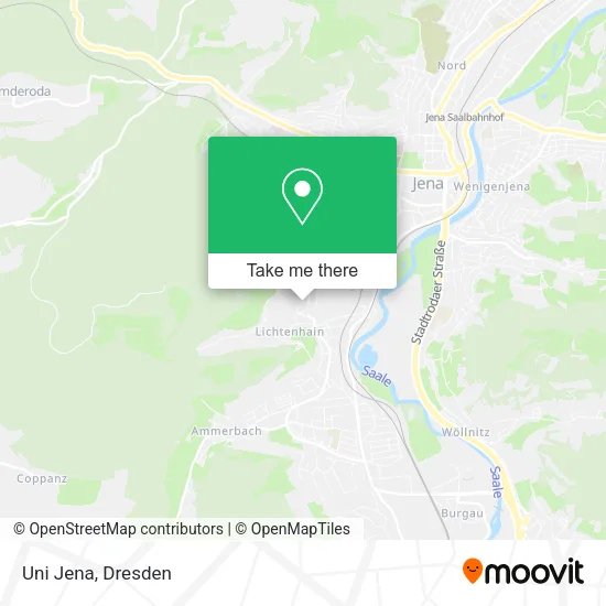 Карта Uni Jena