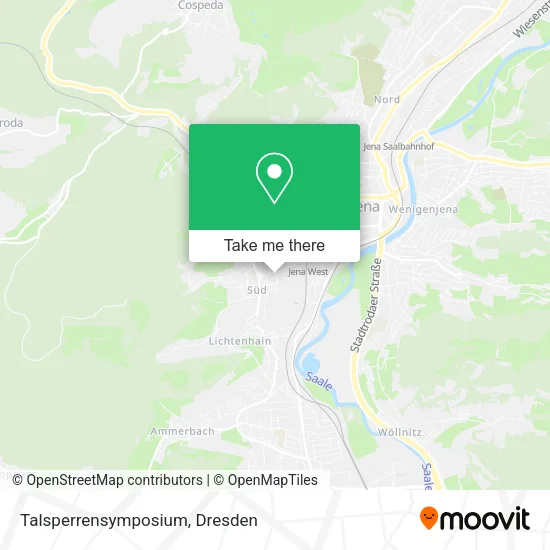 Карта Talsperrensymposium