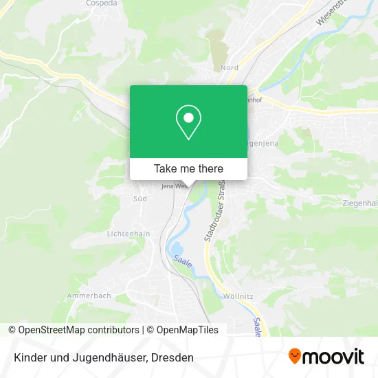 Карта Kinder und Jugendhäuser