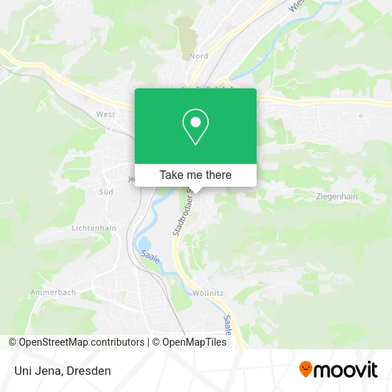 Карта Uni Jena