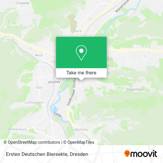 Карта Ersten Deutschen Biersekte