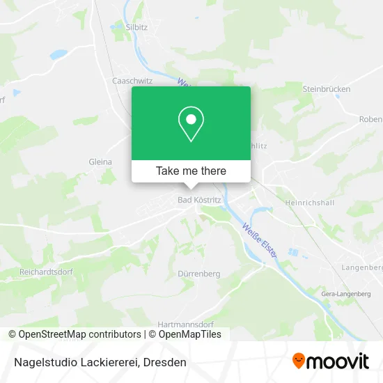 Карта Nagelstudio Lackiererei