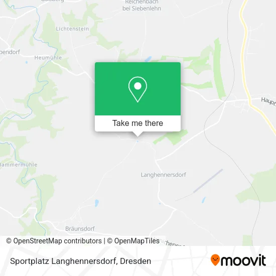 Карта Sportplatz Langhennersdorf