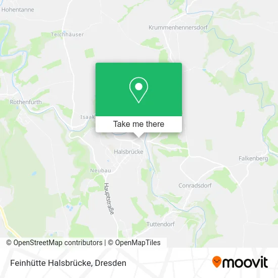 Карта Feinhütte Halsbrücke