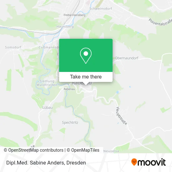 Карта Dipl.Med. Sabine Anders