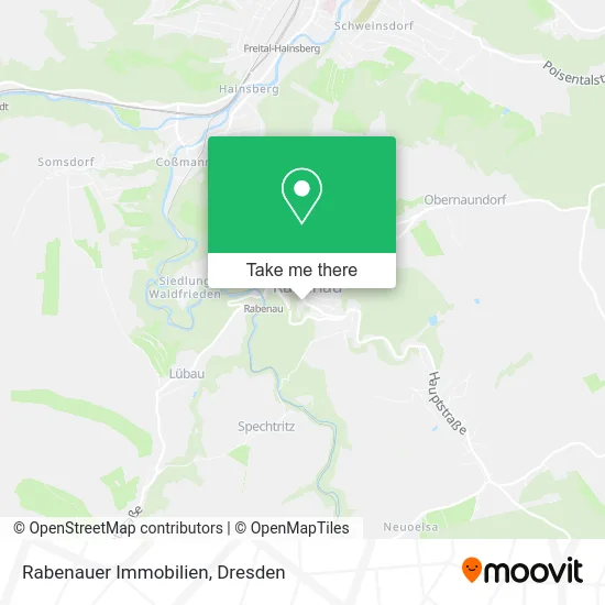 Rabenauer Immobilien map