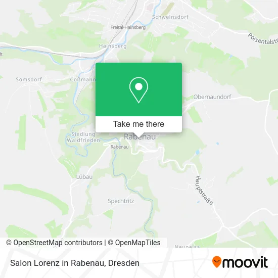 Карта Salon Lorenz in Rabenau