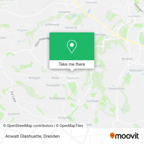 Anwalt Glashuette map