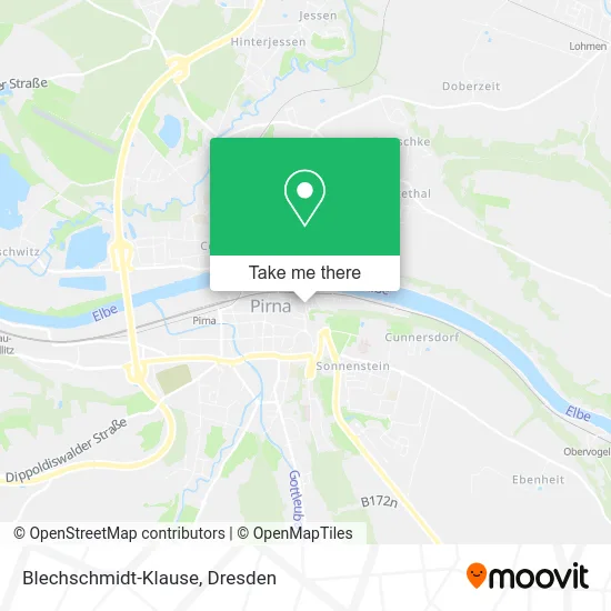 Карта Blechschmidt-Klause