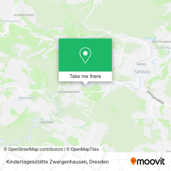 Карта Kindertagesstätte Zwergenhausen