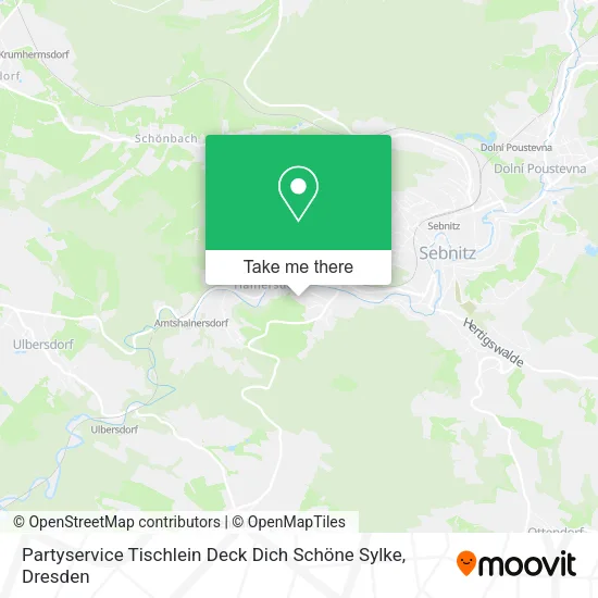 Карта Partyservice Tischlein Deck Dich Schöne Sylke