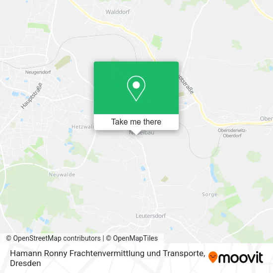 Карта Hamann Ronny Frachtenvermittlung und Transporte