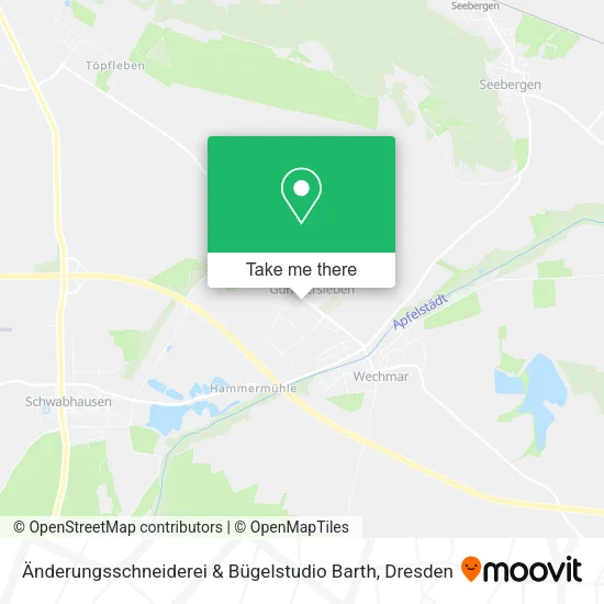 Карта Änderungsschneiderei & Bügelstudio Barth