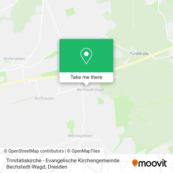 Карта Trinitatiskirche - Evangelische Kirchengemeinde Bechstedt-Wagd