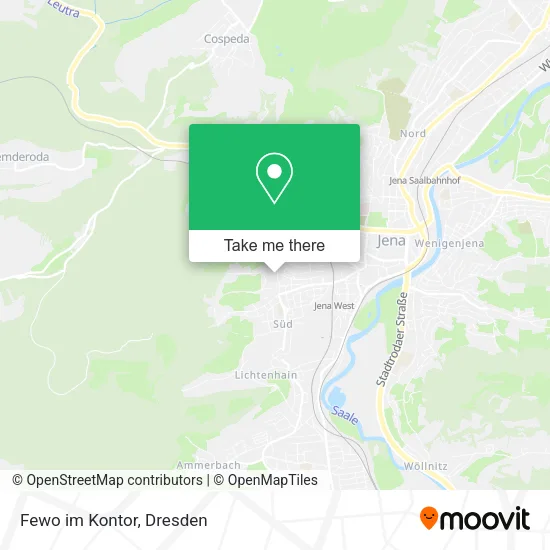 Карта Fewo im Kontor