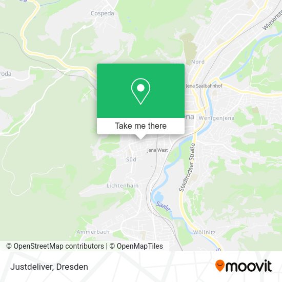 Карта Justdeliver